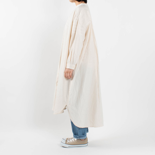 22新発 ベーシック シンプル カジュアル 大人かわいい 50代 40代 ナチュラル服 ファッション ナチュラル 冬 秋 夏 春 バンドカラーシャツワンピース イチ Ichi シャツワンピース Thefrontierspice Com