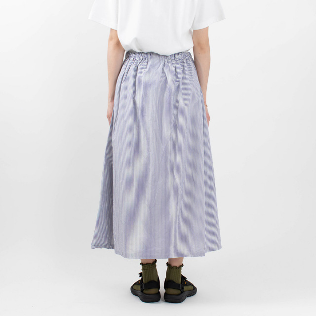 Ichi ピンストライプスカート ナチュラルファッション ナチュラル服の通販