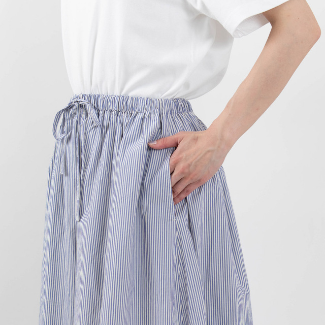 Ichi ピンストライプスカート ナチュラルファッション ナチュラル服の通販