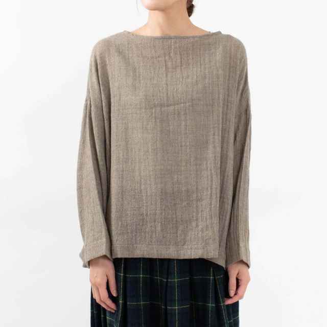 argue wool gauze プルオーバー
