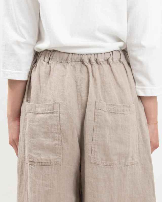 size SHORT/TALLあり］BREEZE LINEN ブリーズリネン ワイド