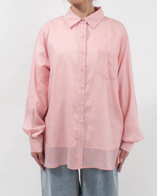 293-35002  vingtrois リネン混シャツ