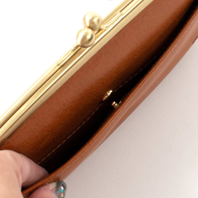 Folna ヌメオイルシュリンク がま口長財布 2993603