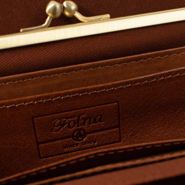 Folna ヌメオイルシュリンク がま口長財布 2993603
