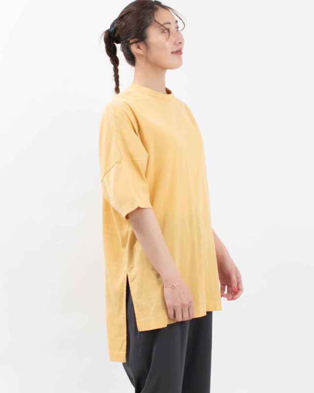 3115878  BIWACOTTON クルーネックチュニックTシャツ（ウィメンズ・5分袖）3115878