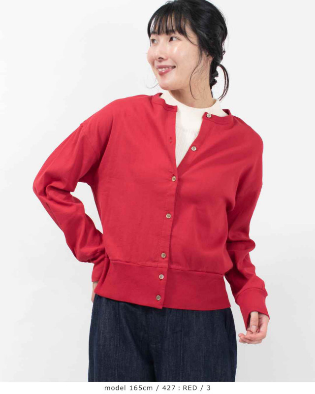 3135893 BIWACOTTON クルーネックカーディガン(ウィメンズ)_3135893