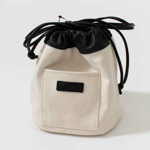 レザー巾着 FAUCON/Hawk company レザー巾着バッグ｜ナチュラルファッション