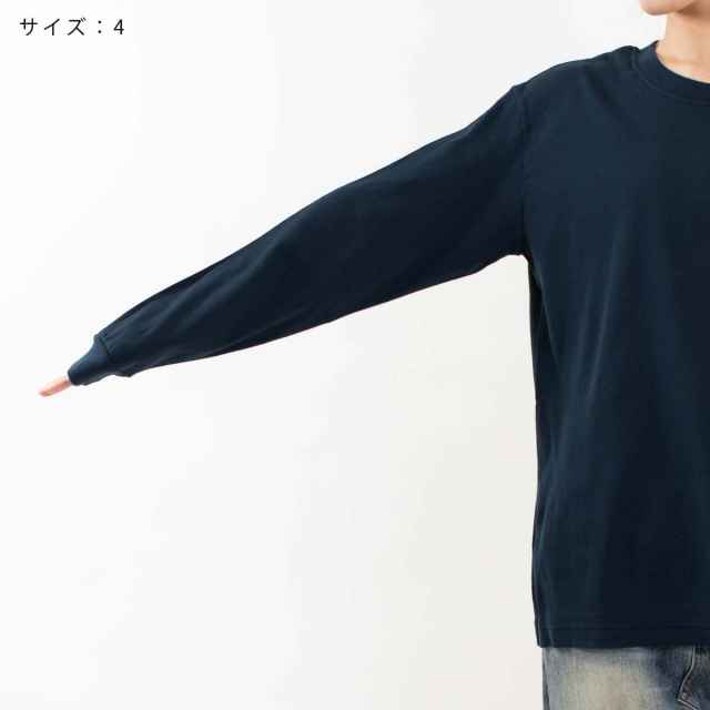 3413795　BIWACOTTON クルーネックロングスリーブTシャツ