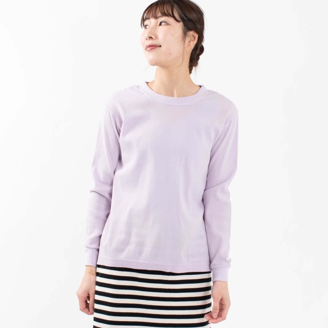 3413795　BIWACOTTON クルーネックロングスリーブTシャツ