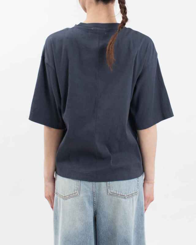 BIWACOTTON ビワコットン ワイド/クルーネックＴシャツ(ユニセックス・5分袖） 3414842 / 3414856 涼しい ナチュラル ファッション カジュアル シンプル BIWACOTTON ビワコットン ワイド/クルーネックTシャツ(ユニ