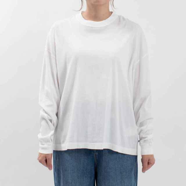 3434868 BIWACOTTON クルーネックオーバーサイズTシャツ(ユニセックス・長袖) 3434868