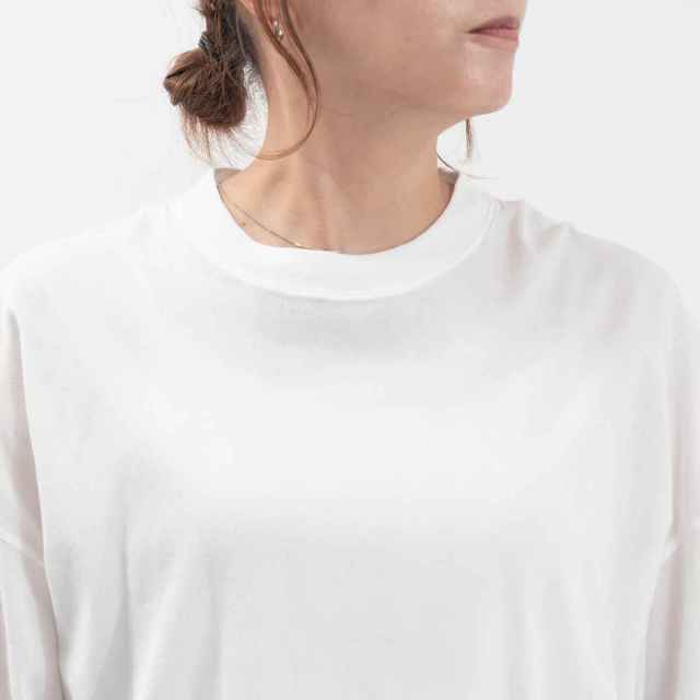 3434868 BIWACOTTON クルーネックオーバーサイズTシャツ(ユニセックス・長袖) 3434868