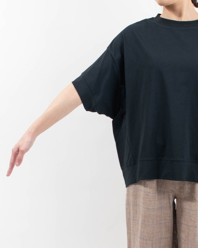 4106761 sloe 接触冷感SORONA 天竺ワイド5部袖Tシャツ