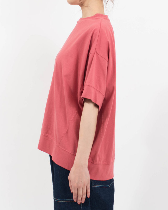 4202061-2  sloe 16/-BD天竺ワイド5分袖Tシャツ
