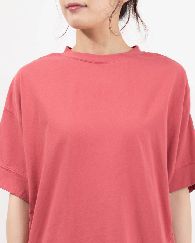 4202061-2  sloe 16/-BD天竺ワイド5分袖Tシャツ