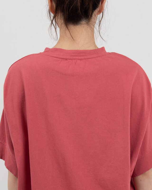 4202061-2  sloe 16/-BD天竺ワイド5分袖Tシャツ