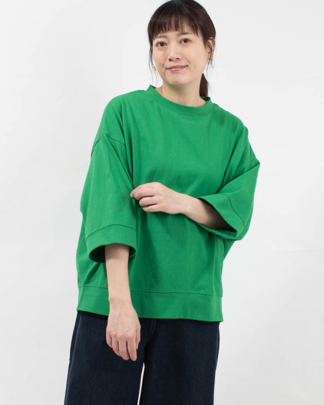 4211740 sloe 前後差ヘム ワイドスリーブプルオーバー