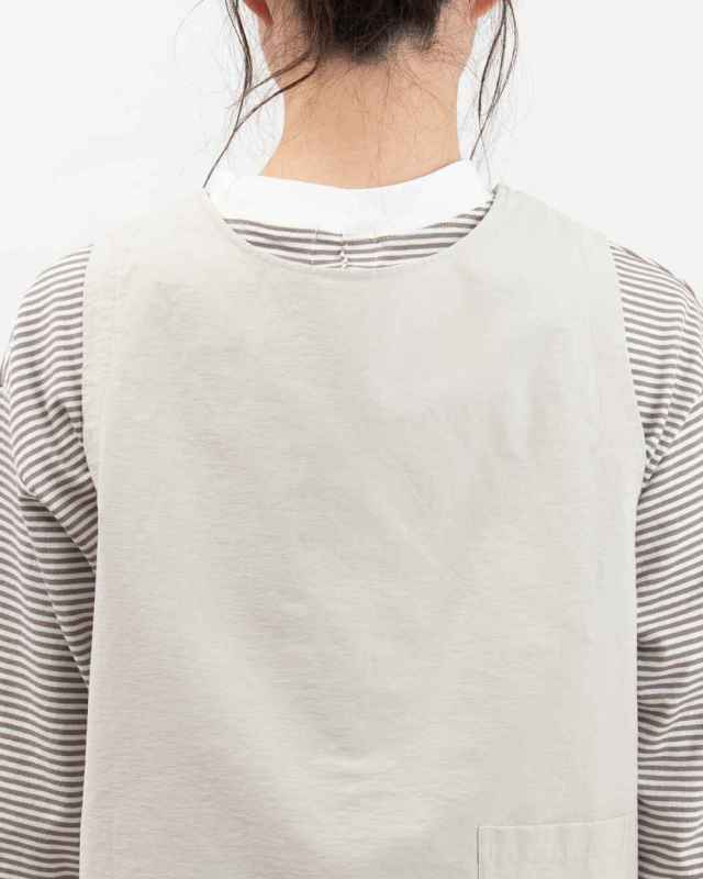 4406811-1  sloe コットンナイロンツイルボタンいっぱい前後2WAYベスト