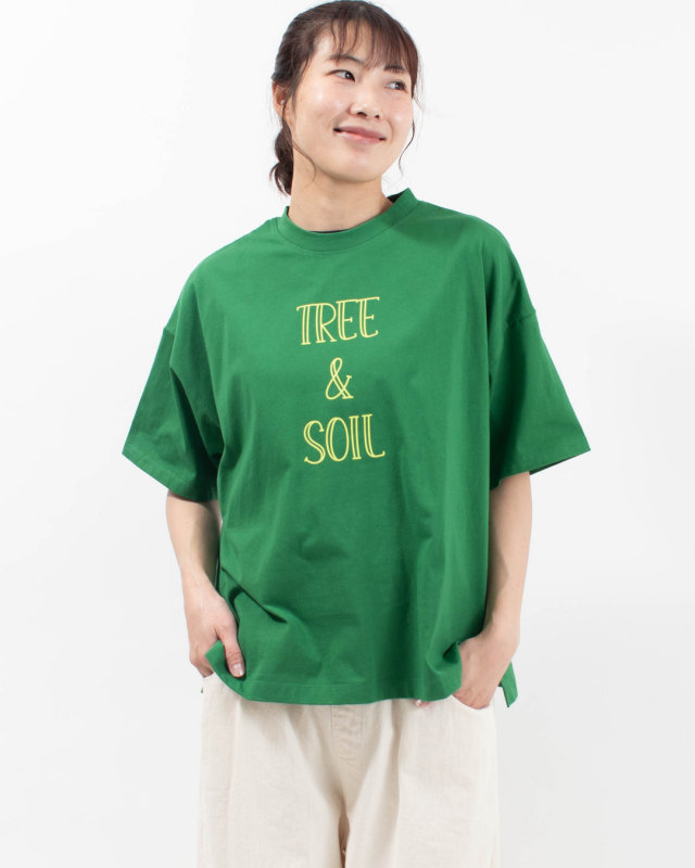 4601-7320 ista-ire REE&SOIL ロゴTEE