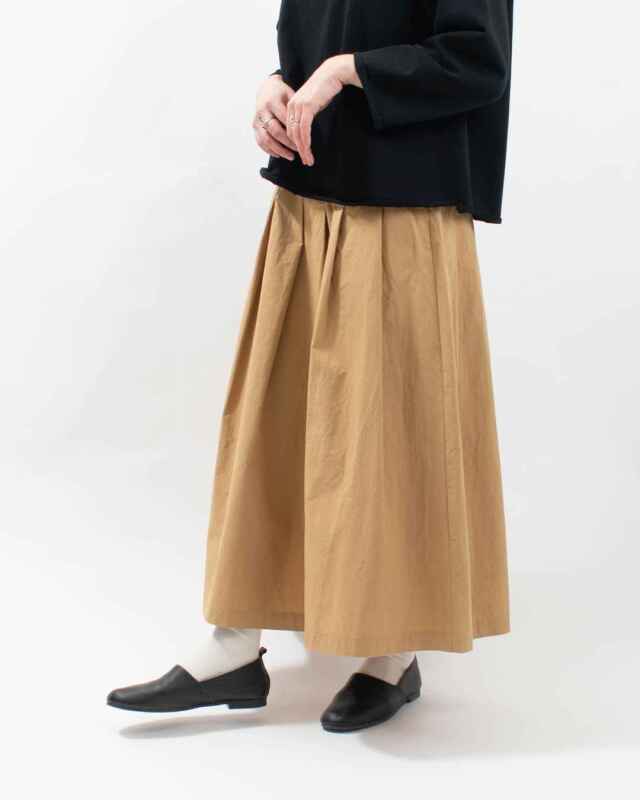 sloe 超長綿タイプライターミディタックスカート