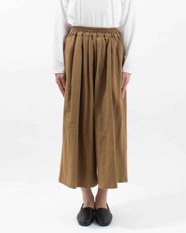 sloe 綿麻ツイルガウチョパンツ｜ナチュラルファッション・ナチュラル