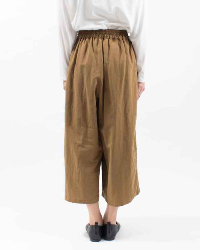 sloe 綿麻ツイルガウチョパンツ｜ナチュラルファッション・ナチュラル