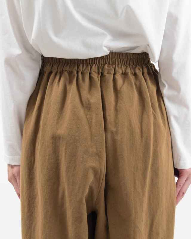 メゾンドソイル　総ゴム　ガウチョパンツ　麻100% メゾンドソイル 総ゴム ガウチョパンツ 麻100% maison de soil