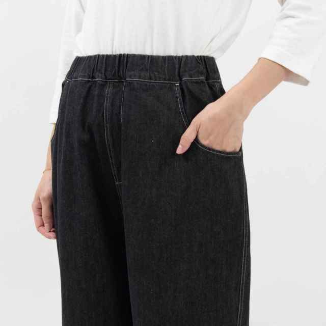 sloe スロウ デニムサイドリボンベスト 4404239 ナチュラル ファッション コーデ 服 30代 40代 ファッションカジュアル シンプル ベーシック レイヤード sloe デニムサイドリボンベスト｜ナチュラルファッション