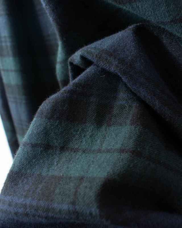 4809017-6　sloe 先染めチェックコクーンパンツ