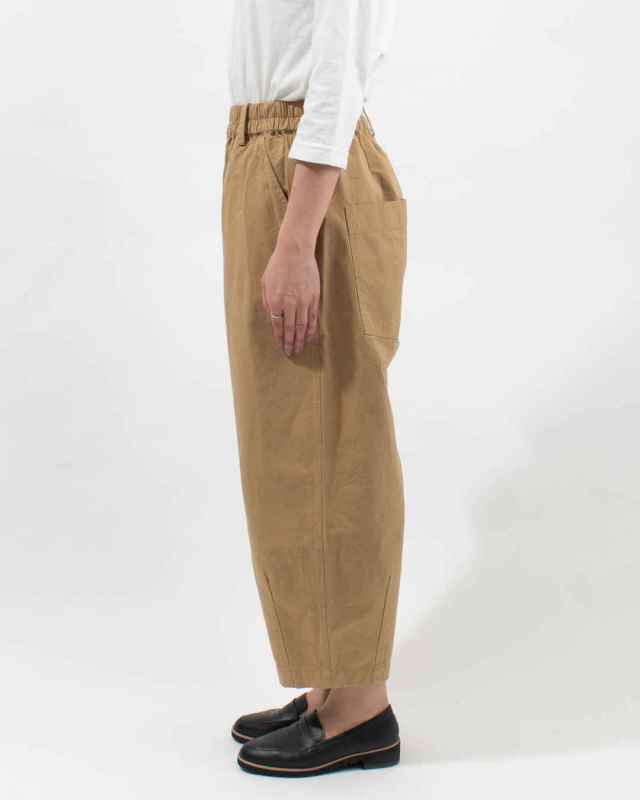 4809073-F  nuance of F コットンツイルバレルパンツ