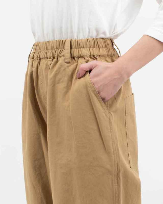 4809073-F  nuance of F コットンツイルバレルパンツ