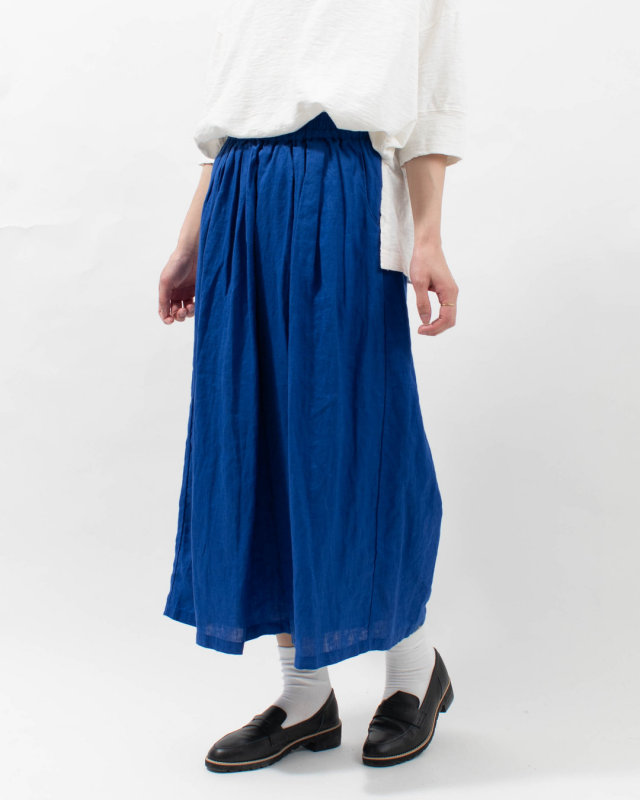 4811967 sloe リネンガウチョパンツ