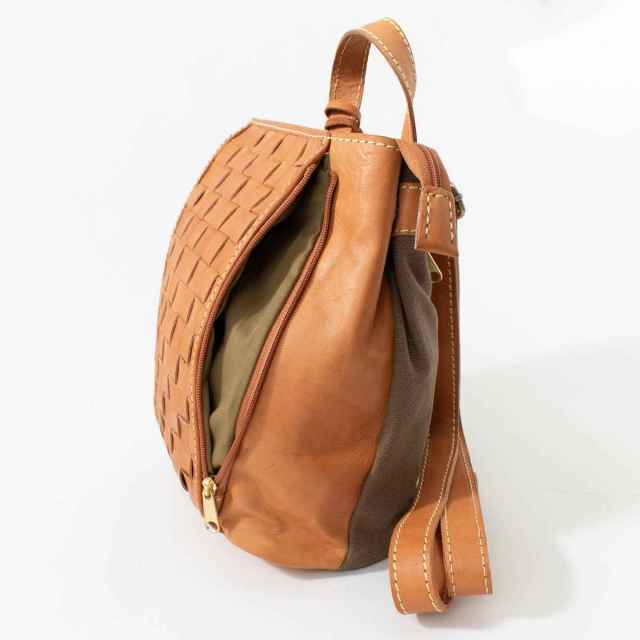 ルカページです zucchero カウレザーメッシュリュック 49876 ｜ナチュラル