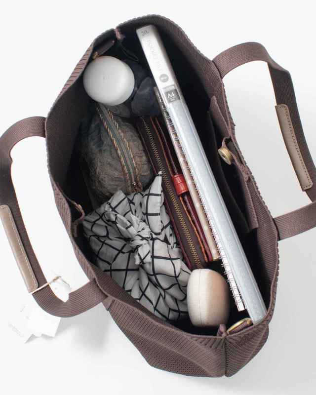 51103　ONEPAIRED/toleur ポリエステルニットトートL