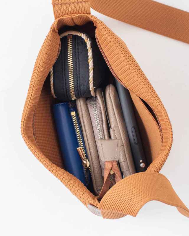 51105  ONEPAIRED/toleur ポリエステルニットミニショルダー