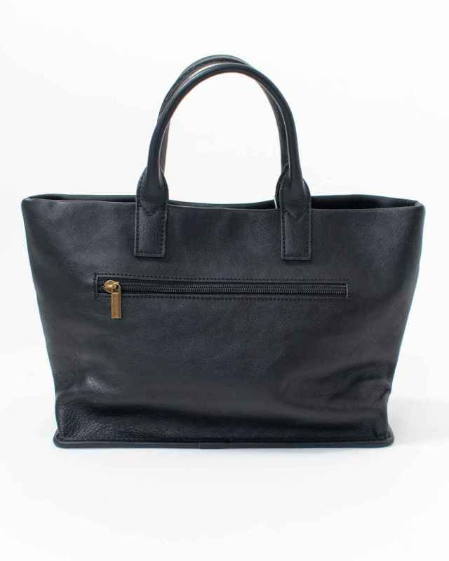 51113  ONEPAIRED/toleur カウレザーワイドトート