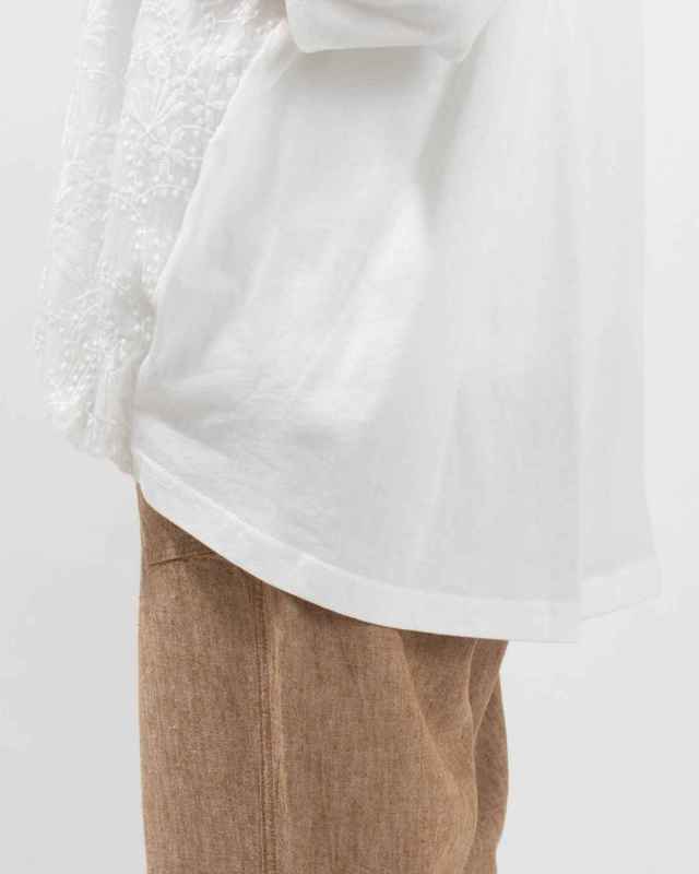 5642550 le colis 刺繍レース バルーンプルオーバー 6分袖