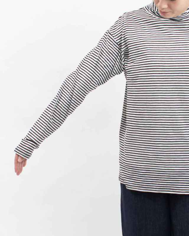 5646571  nuance of F シアーボーダーフライスねじれクシュクシュタートルネック