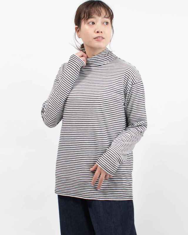 5646571  nuance of F シアーボーダーフライスねじれクシュクシュタートルネック