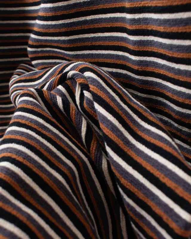 5687445  le colis パイルボーダー ナロースカート