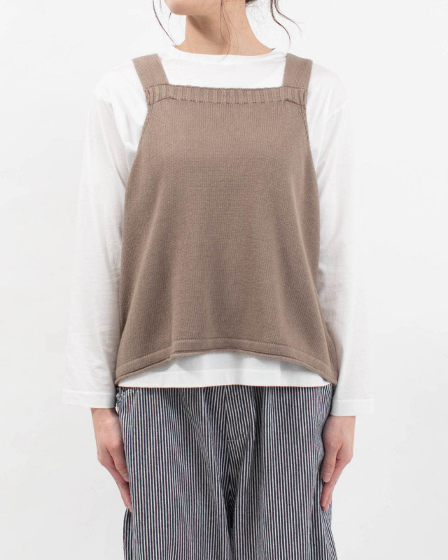 611104 mao made ざっくり 2way Aラインキャミベスト