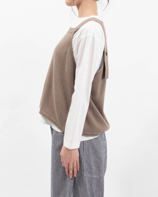 611104 mao made ざっくり 2way Aラインキャミベスト