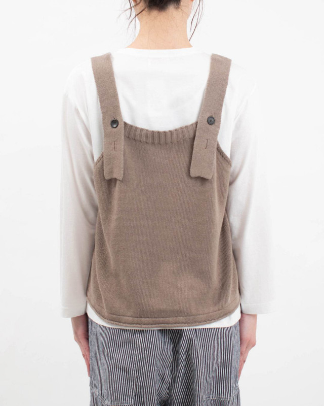 611104 mao made ざっくり 2way Aラインキャミベスト