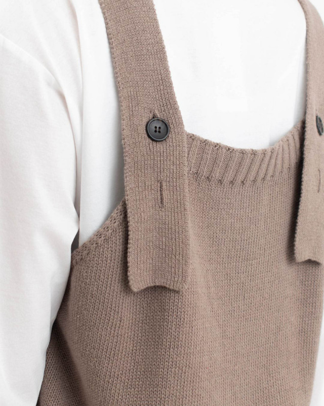 611104 mao made ざっくり 2way Aラインキャミベスト