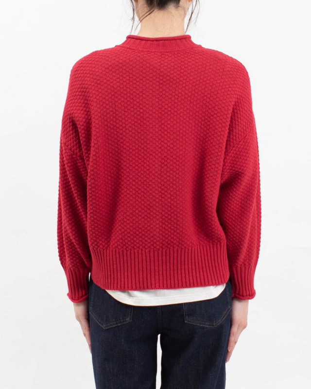 611106 mao made かのこ編み2WAYドルマンスリーブカーディガン