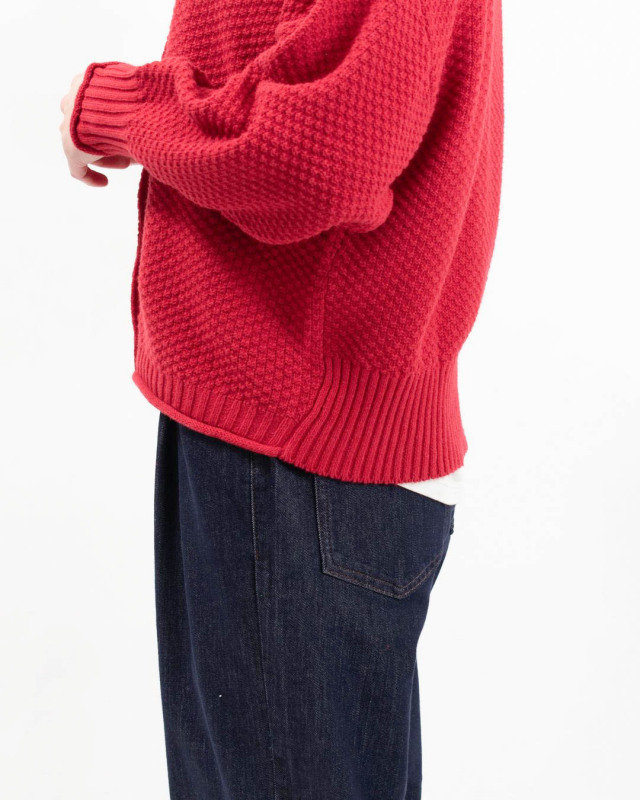 611106 mao made かのこ編み2WAYドルマンスリーブカーディガン