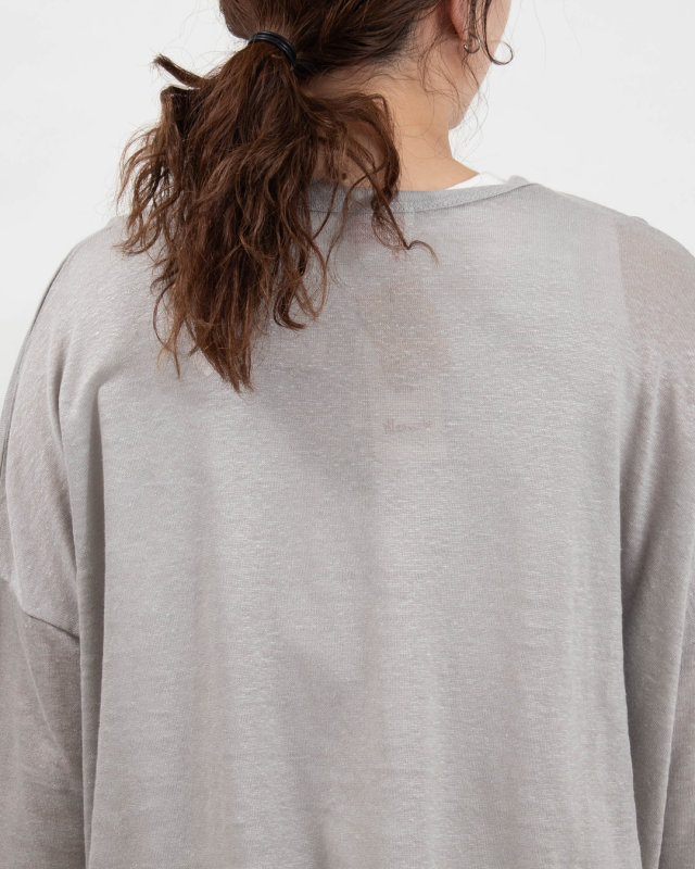 611206　mao made 7分袖ワイドTEE