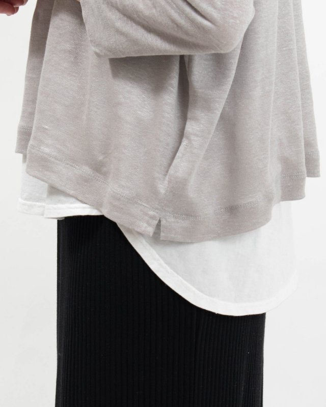 611206　mao made 7分袖ワイドTEE