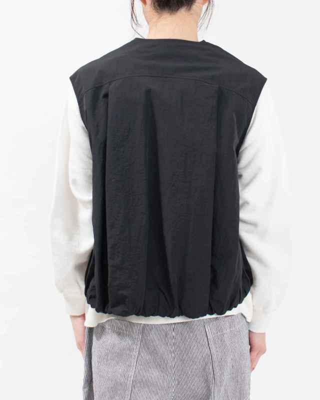 611307  mao made ヴィンテージウェザー バルーンシルエットZIP UP ベスト