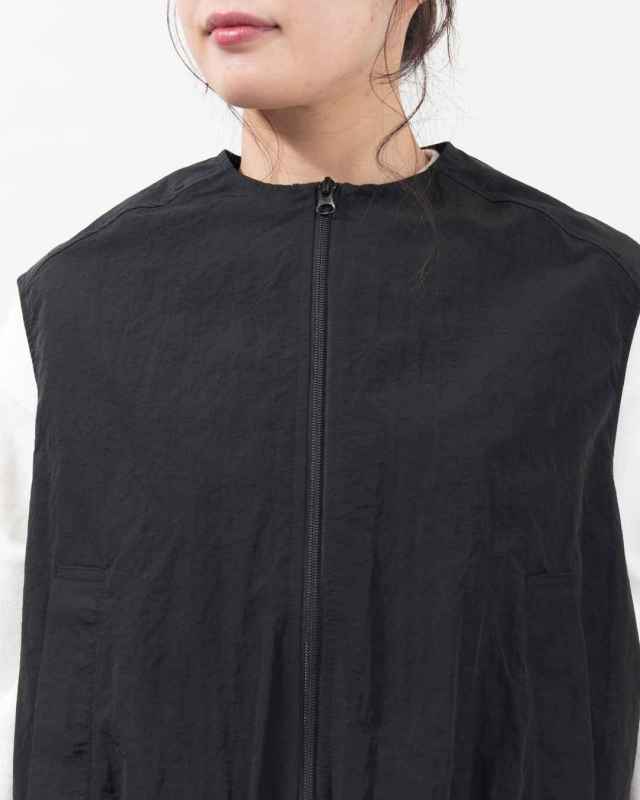 611307  mao made ヴィンテージウェザー バルーンシルエットZIP UP ベスト
